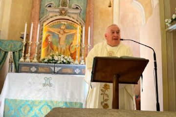 Monsignor Franco Giulio Brambilla al Santuario di Luciago