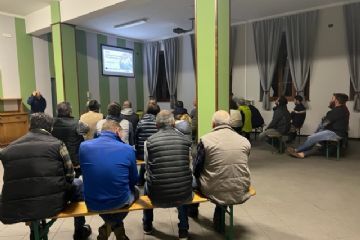 Presso la sala della Pro Loco