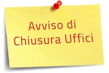 Chiusura ufficio Segreteria