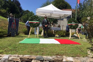 Cerimonia in sede Gruppo Alpini