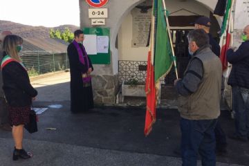 Posa della corona d'alloro