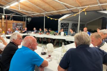A cena a Coiromonte con gli amici preziosi dell'Amministrazione Comunale