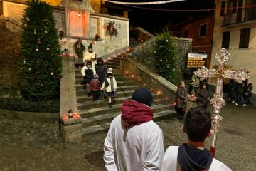 Tutto è illuminato per il grande evento della mezzanotte