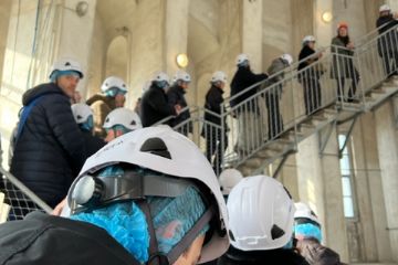 I Sindaci in visita della cupola