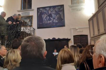 I Sindaci, per  il patrono di Orta, San Giulio, incontrano la Badessa per un messaggio augurale
