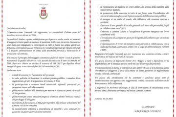 Sindaco Lavarini Mara Maria