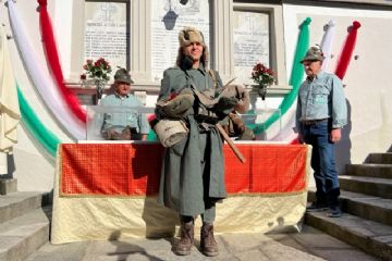 A Sovazza grande evento il ricordo dell'alpino beato Carlo Gnocchi e la presenza di un soldato russo: Mario Bonomi