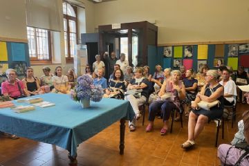L'1 agosto 2024 alle ore 17,30 è stata aperta la mostra "Poetesse e poesie emozioni al femminile" con le artiste: Silvana Marziali e Maria Grazie Cereda
