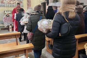 In un pomeriggio gelido si è tenuta la festa patronale della Borgata Cheggino.