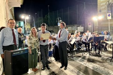 Mercoledì 07-08-2024 esibizione del Corpo Musicale del Mottarone e riconoscimenti per l'assiduo impegno dei musicanti.