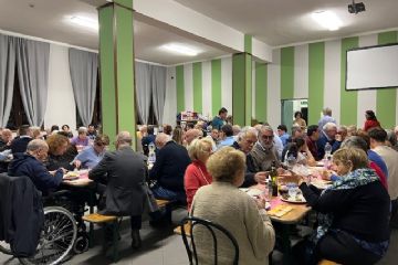 Cuore Attivo ha organizzato una cena benefica a base di polenta e cinghiale sabato 29 marzo 2025